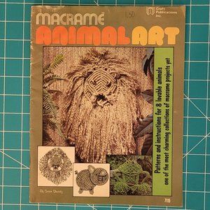 Book - Macramé Animal Art Author: Susan Shwartz